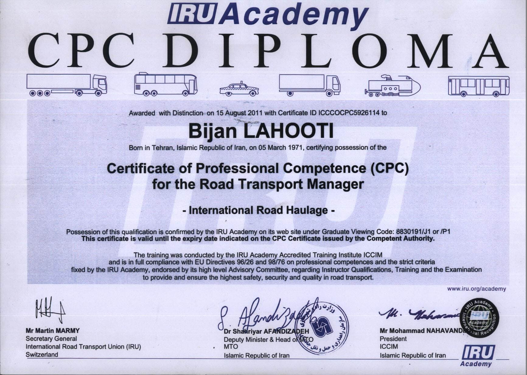  CPC Diploma 